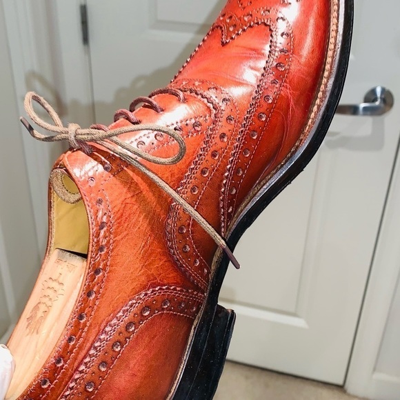 Oliver Francois Ausoni Wingtip Leather Oxfords. - Picture 7 of 14